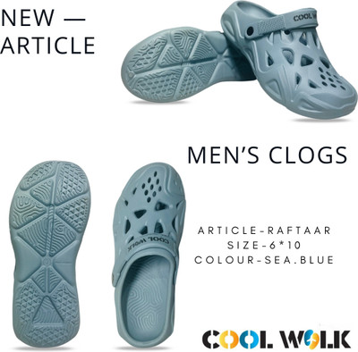 Cool Walk Men Clogs(Blue , 10)