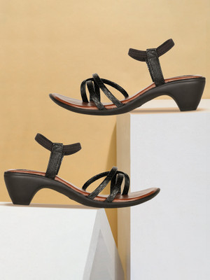 Bata Women Wedges(Black , 4)