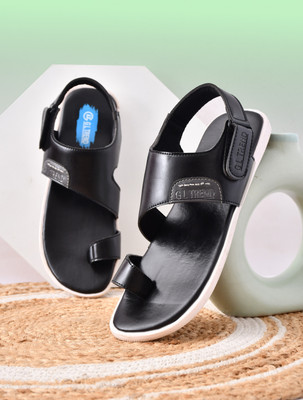 G L Trend Men Sandals(Black , 7)