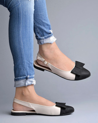 Zoyci Women Flats(Black , 7)