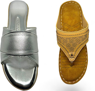 PGSPSOFT Women Casual(Silver, Beige , 8)