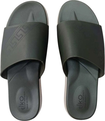 ELKO Men Flats(Green , 10)