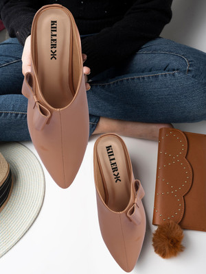 KILLER Women Heels(Beige , 5)
