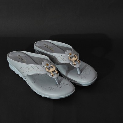 Amarya Collections Women Wedges(Grey , 3)