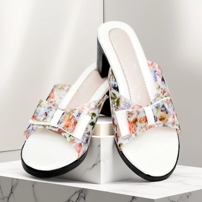 Dream Makers Women Heels(White , 4)