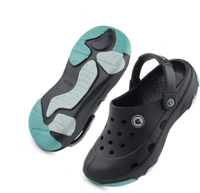 EVOK Doctor|Ultra Super Soft|Adjustable|Comfortable|Lightweight|Stylish Men Clogs(Black , 10)