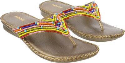 MOCHI Women Flats(Gold , 4)