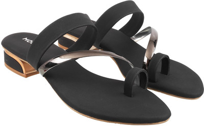 MOCHI Women Heels(Black , 5)