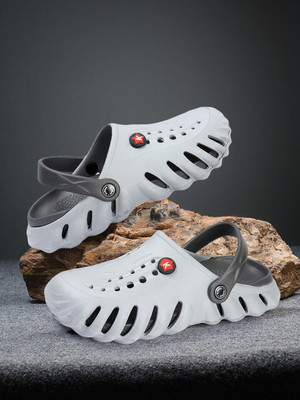 Roadster Men Clogs(Grey , 8)