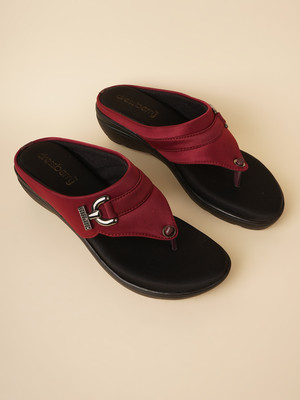 Dressberry Women Flats(Maroon , 5)