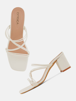 CORSICA Women Heels(White , 6)