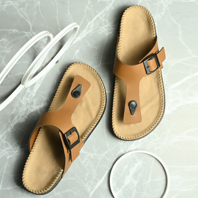 Aeonik Men Sandals(Beige , 9)