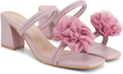 jm looks Women Heels(Pink , 7)