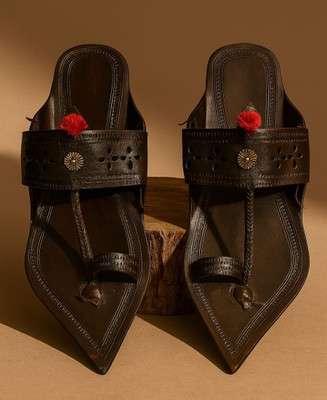 Kolhapuri Men Sandals(Brown , 6)