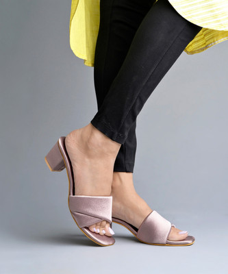 SHOETOPIA Women Heels(Purple , 6)