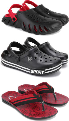 DRACKFOOT Men Clogs(Red , 7)