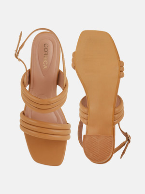 CORSICA Women Heels(Beige , 4)