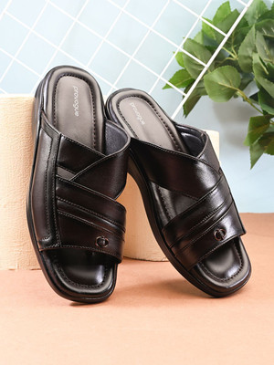 PROVOGUE Men Sandals(Black , 11)