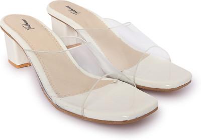 Todhwear Women Heels(White , 8)