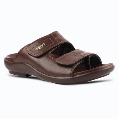 MEDIFEET Men Sandals(Brown , 10)