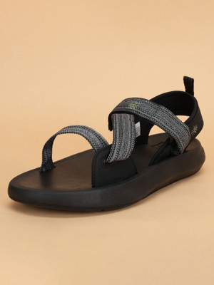Cult Men Sandals(Black , 6)
