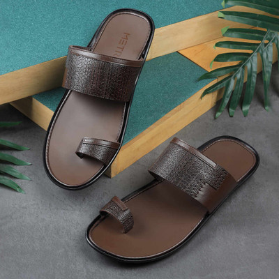 METRO Men Sandals(Brown , 9)
