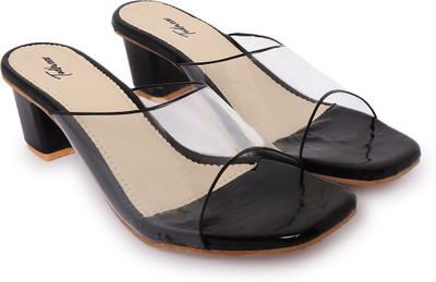 Todhwear Women Heels(Black , 6)
