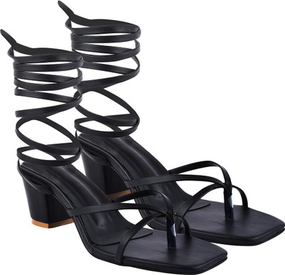 Stylestry Women Heels(Black , 2)
