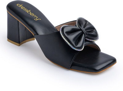 Dressberry Women Heels(Black , 6)