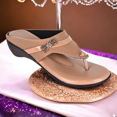 PGSPSOFT Women Casual(Beige , 8)