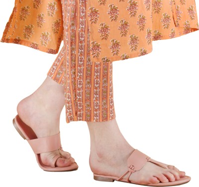 LEEFANT Excellence Party Wear Sandals / Girls Perfectly Suited for Matching Party Wear Women Pink Flats