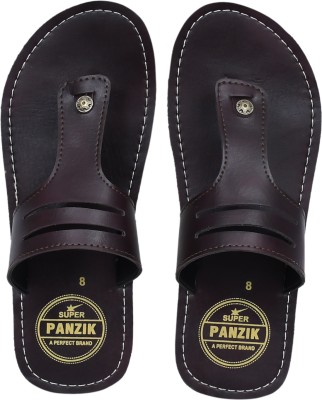 PANZIK Men Sandals(Brown , 5)