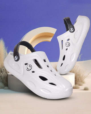 TieFit Men Sandals(Grey, Black , 8)