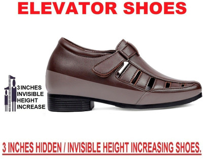 BXXY Men Sandals(Brown , 10)