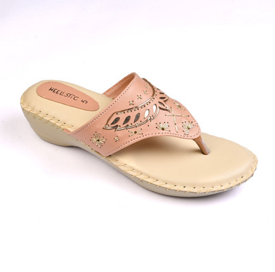 HEELISTIC Women Heels(Beige , 4)