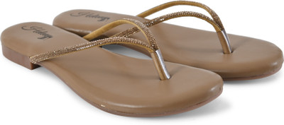 HELEEY Women Flats(Brown , 5)