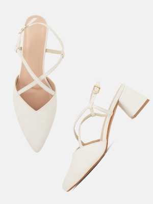 CHEMISTRY Women Heels(White , 4)