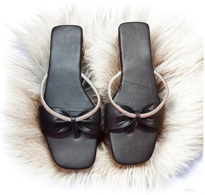 S.K.Craft Women Flats(Black , 6)
