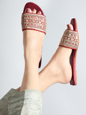ANOUK Women Flats(Red , 3)