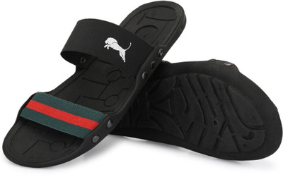 house of common Men Sandals(Black , 10)