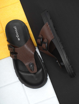 PROVOGUE Men Sandals(Brown , 7)