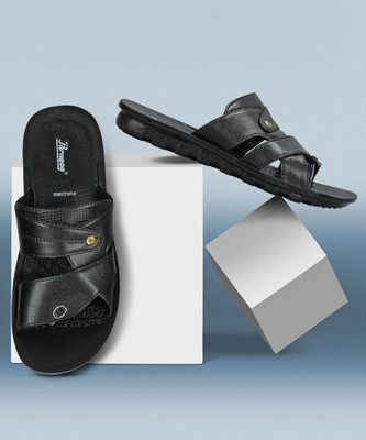 Paragon Paragon PUK2236G Men Durable Slip-on Daily Wear Smart Casual Sandals Slippers Men Sandals(Black , 9)