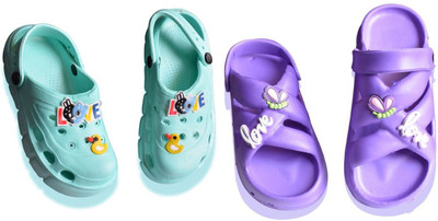 footpedia Women Wedges(Purple, Multicolor , 6)