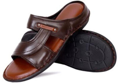 YULIA Men Sandals(Tan , 8)