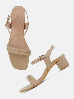 CORSICA Women Heels(Beige , 4)