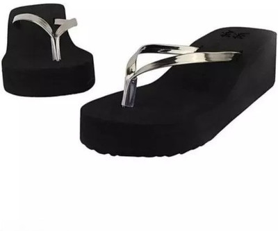 JMPWSPORT Women Wedges(Black , 4)