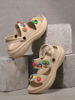 Roadster Women Clogs(Beige , 8)