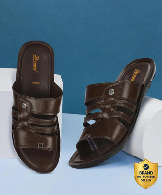 Paragon PUK2228G Slip-on | Comfortable Sole & Durable Men Sandals(Brown , 8)