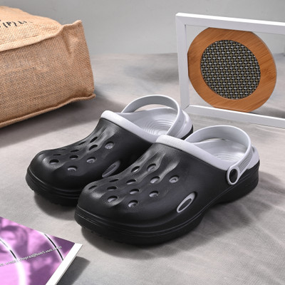 Birde Premium Super Soft Clog Men Sandals(Black , 8)