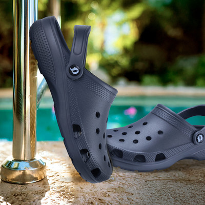 DOCTOR EXTRA SOFT Classic Casual Doctor Extra Soft Clogs/Sandals with Adjustable Back Strap Men Sandals(Grey , 10)